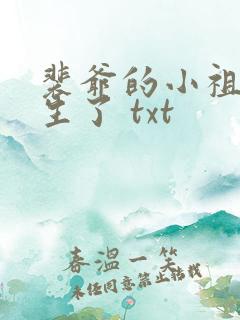 裴爷的小祖宗重生了 txt