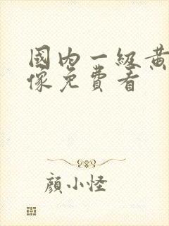 国内一级黄色录像免费看