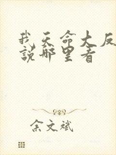 我天命大反派小说哪里看