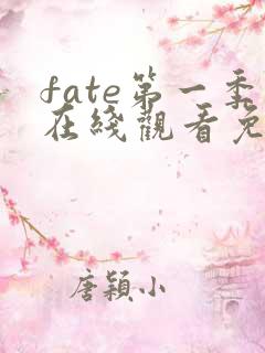 fate第一季在线观看免费观看全集