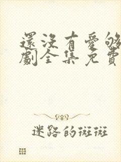 还没有爱够电视剧全集免费观看