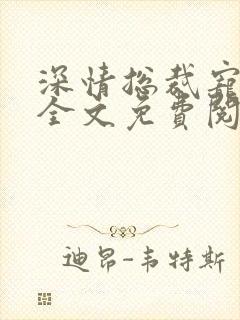 深情总裁宠不停全文免费阅读