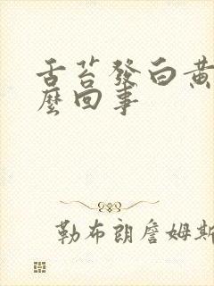 舌苔发白黄是怎么回事