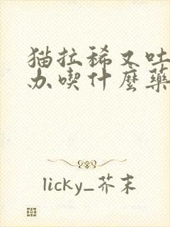 猫拉稀又吐怎么办吃什么药