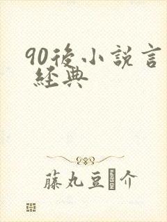 90后小说言情 经典