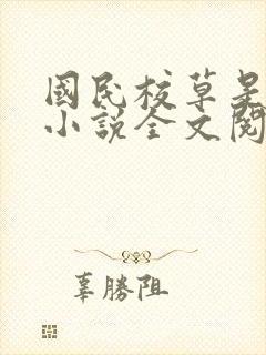 国民校草是女生小说全文阅读