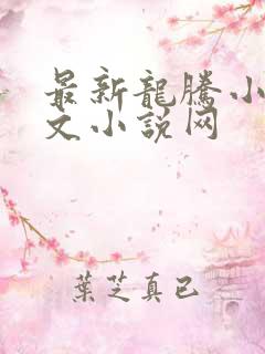 最新龙腾小说辣文小说网