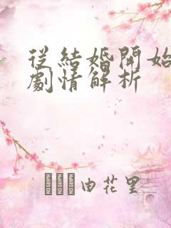 从结婚开始恋爱剧情解析