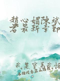 赵心媚陈斌高婉君最新章节 免费