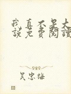 我真不是大佬小说免费阅读