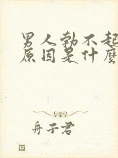 男人勃不起来的原因是什么如何治疗