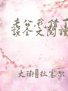 老公,我错了小说全文阅读