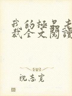 我的极品老婆总裁全文阅读免费