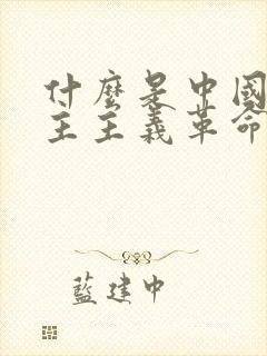 什么是中国新民主主义革命的伟大开端