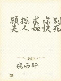 顾总求你别虐,夫人她快死了