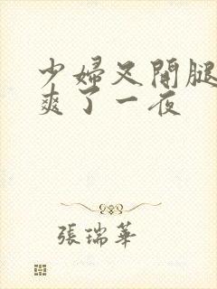 少妇叉开腿让我爽了一夜