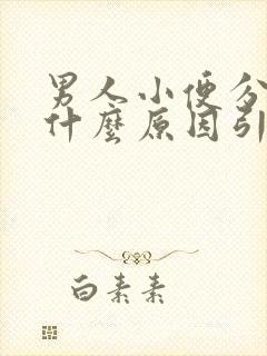 男人小便分叉是什么原因引起的