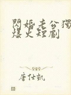 闪婚老公独宠我爆火短剧