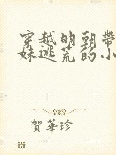 穿越明朝带着妹妹逃荒的小说