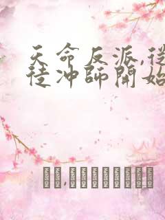 天命反派,从逆徒冲师开始小说版