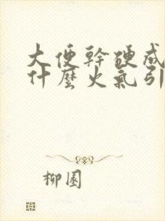 大便干硬成粒是什么火气引起的