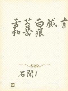 舌苔白腻有裂纹和齿痕