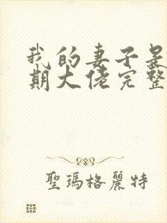 我的妻子是大乘期大佬完整阅读