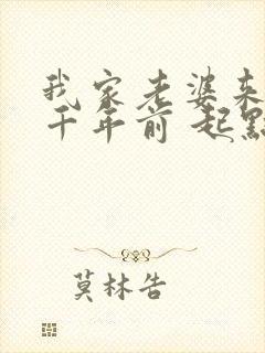 我家老婆来自一千年前 起点