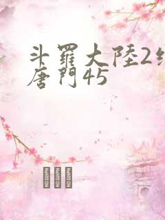 斗罗大陆2绝世唐门45