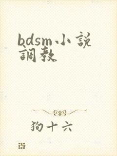 bdsm小说 调教