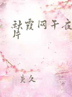 秋霞网午夜伦理片