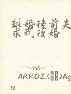 离婚后前夫哭着求我复婚