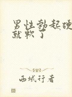 男性勃起硬一会就软了