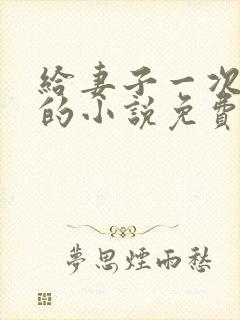 给妻子一次恋爱的小说免费阅读