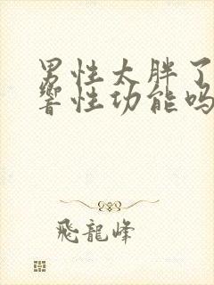 男性太胖了会影响性功能吗