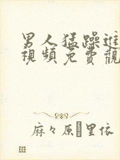 男人猛躁进女人视频免费观看