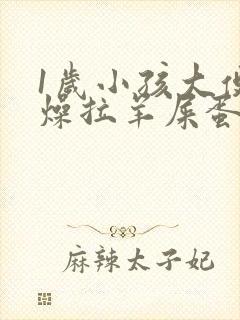 1岁小孩大便干燥拉羊屎蛋怎么办