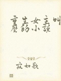 重生女主叫苏什么的小说