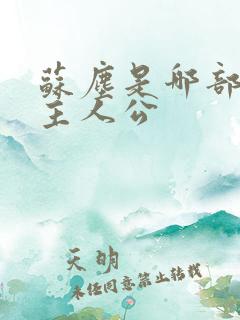 苏尘是哪部小说主人公