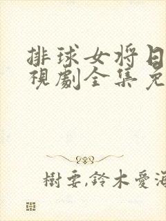 排球女将日本电视剧全集免费