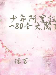 少年阿宾钰慧1~80全文阅读