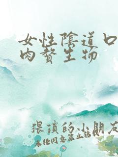 女性阴道口内有肉赘生物