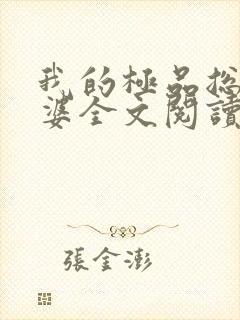 我的极品总裁老婆全文阅读