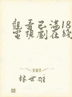 观看已满18岁电视剧在线观看