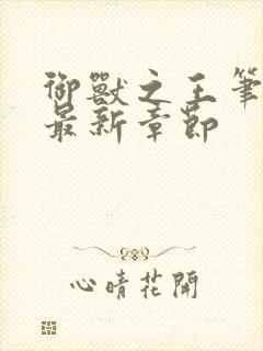 御兽之王笔趣阁最新章节