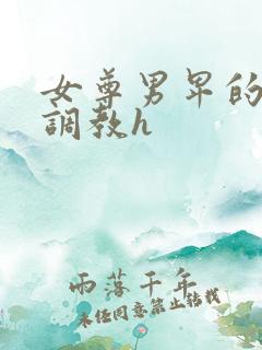 女尊男卑的闺房调教h