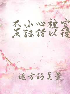 不小心被室友男友认错以后小说