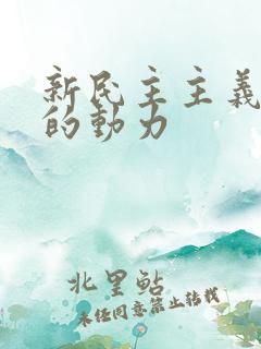 新民主主义革命的动力