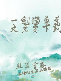 一剑独尊叶玄全文免费下载