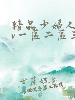 精品少妇人妻av一区二区三区